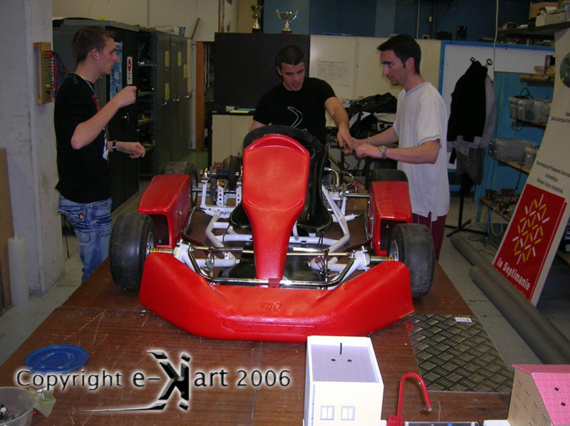 Le kart lectrique de l'IUT de Nmes